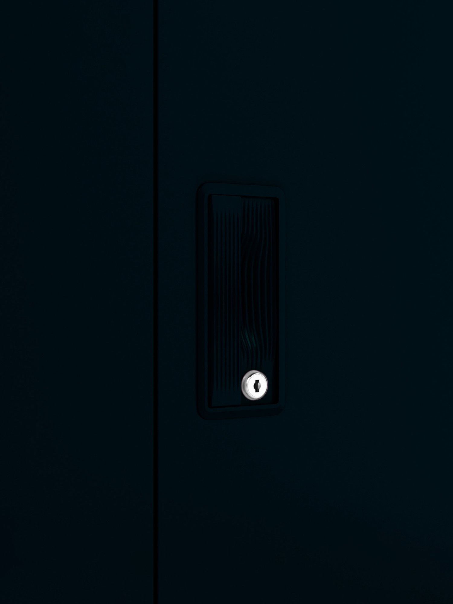 Godrej Interio Slimline 2-Door Steel Almirah, Blue (1-Year Warranty, 1 Locker, 1 Drawer,OHU)