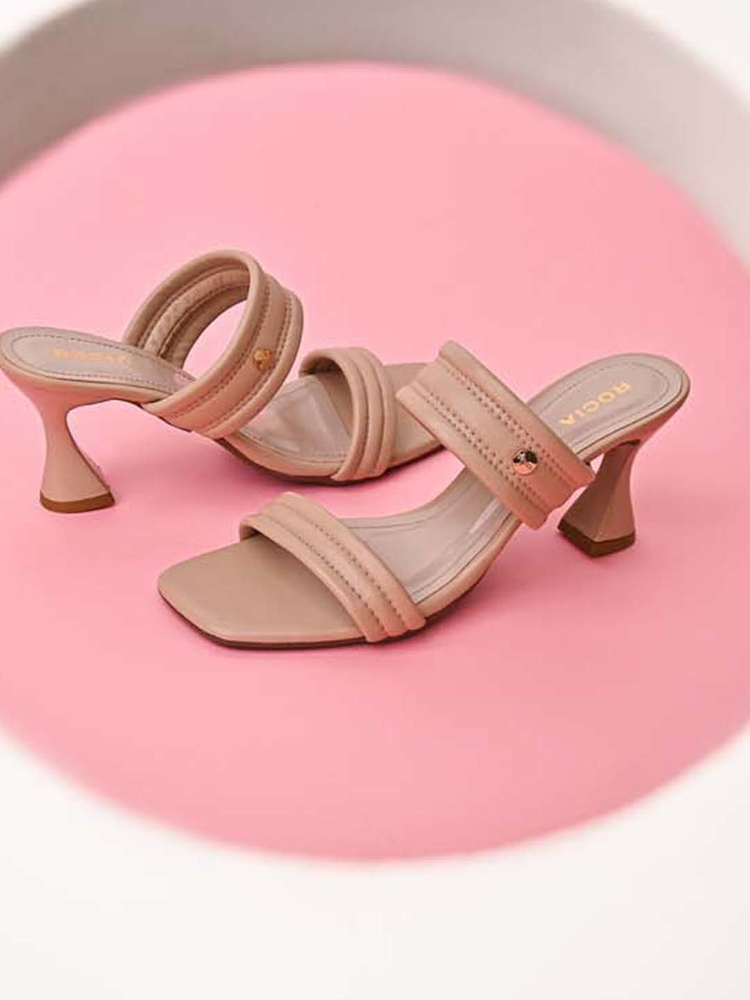 Rocia by Regal Women's Beige Casual Sandals