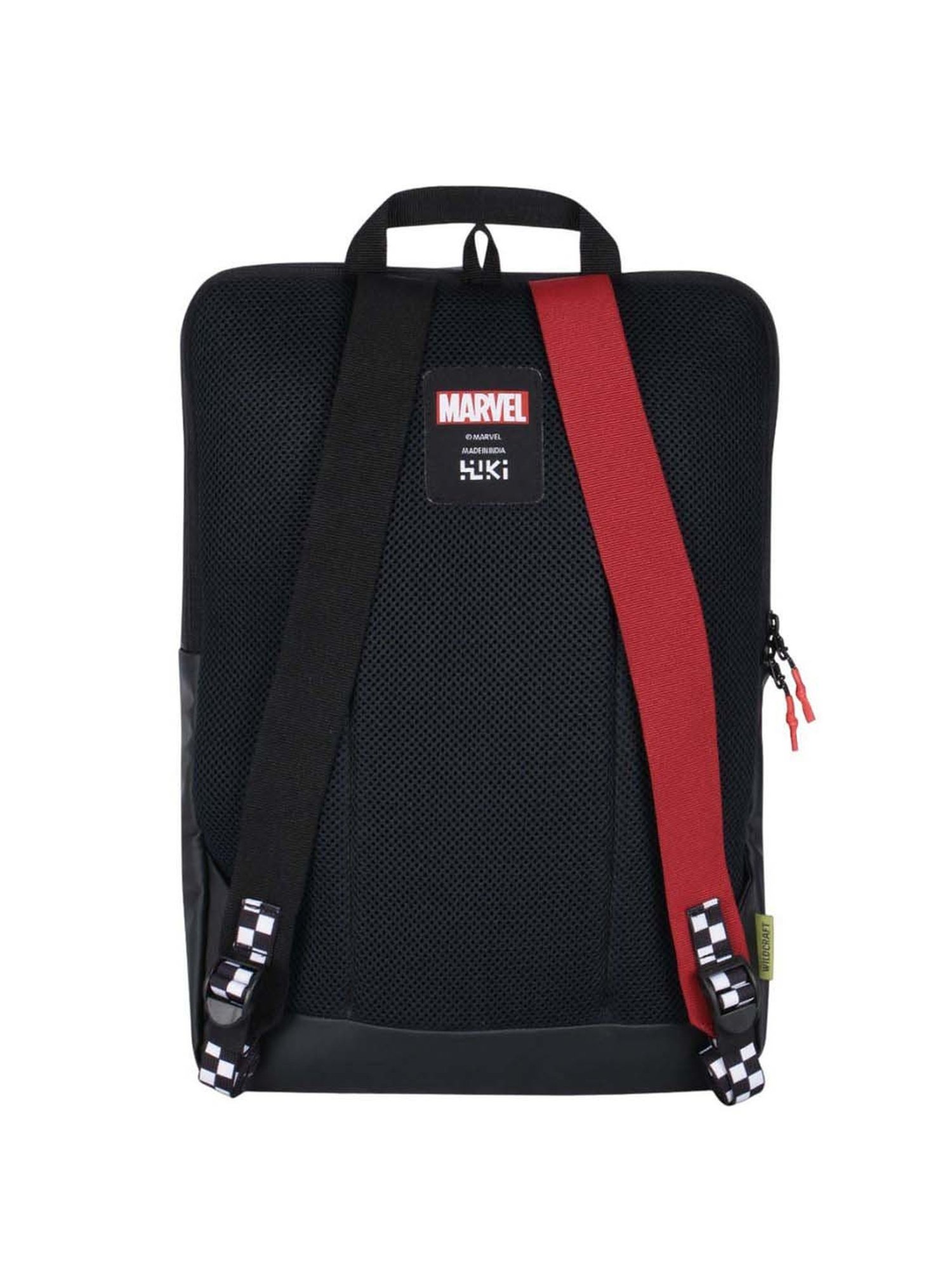 Wiki Tope Marvel 20 Ltrs Black Medium Backpack