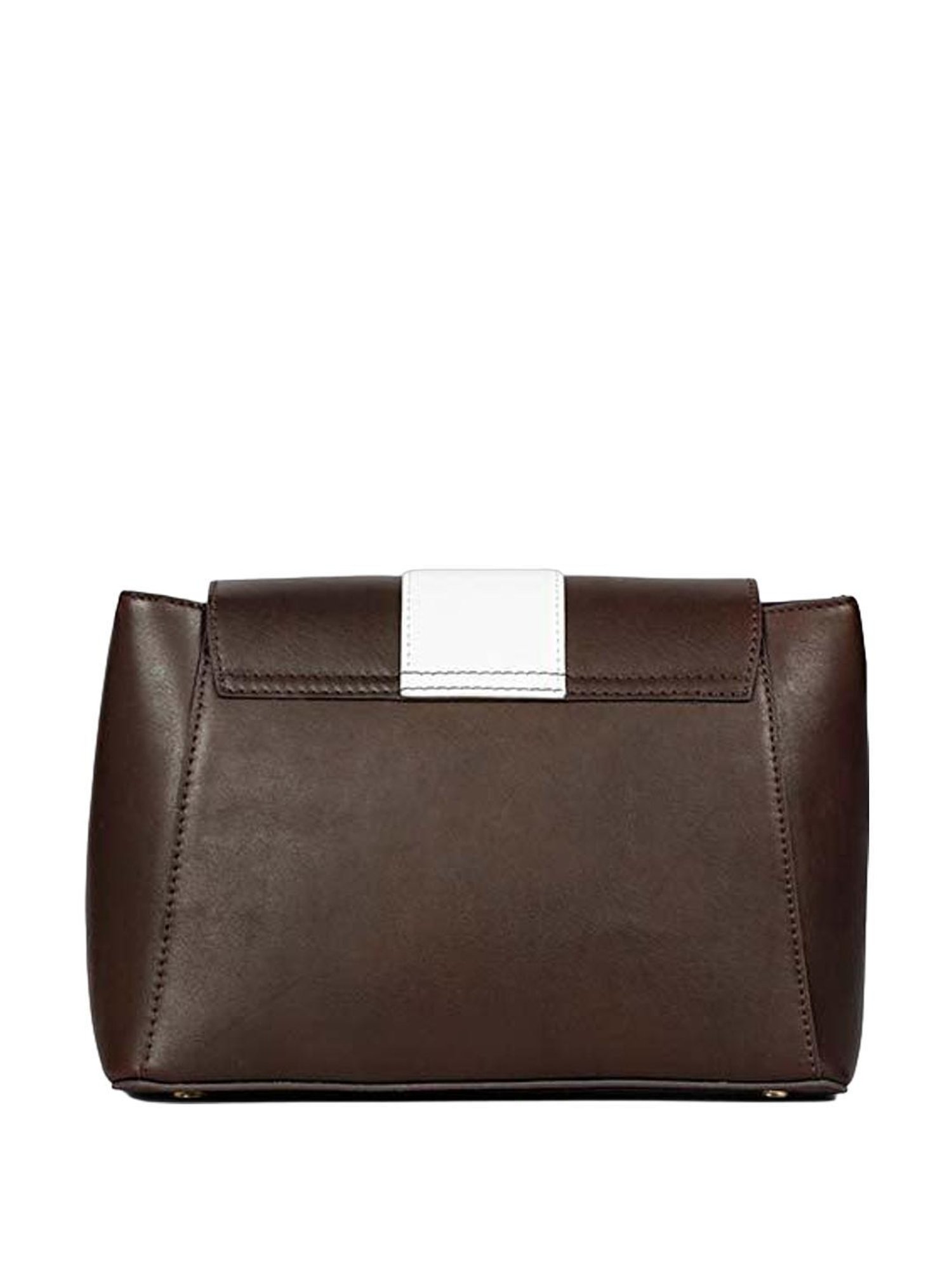 Favore Brown Striped Small Sling Handbag