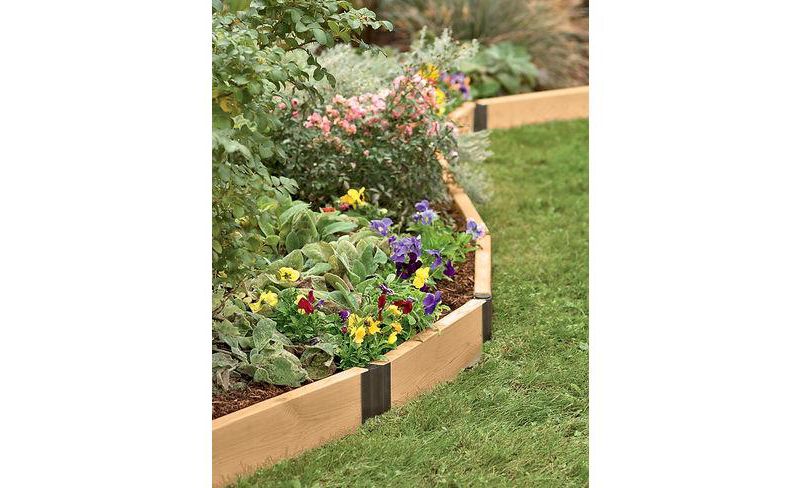 Raised Bed Corners, Pivoting Connectors, 10 Inch Set of 2 - Gardener's Supply Company