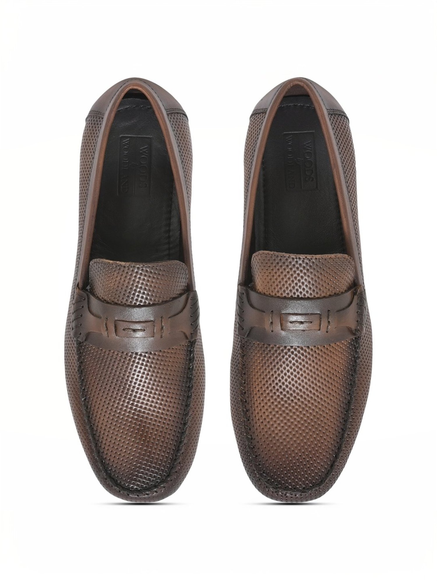 Woodland Men's Brown Formal Loafers