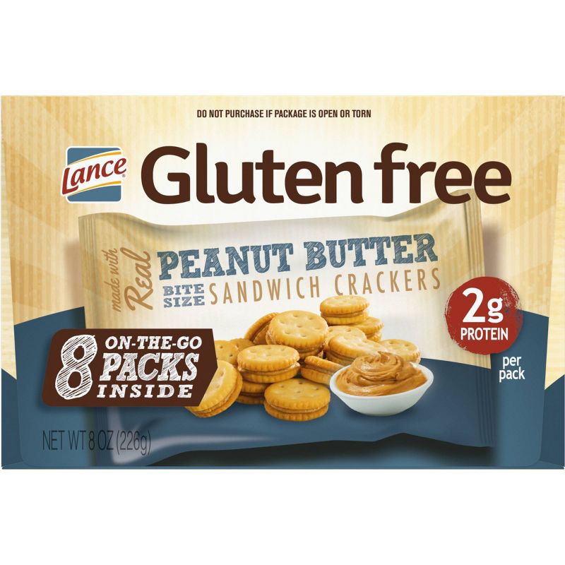 Lance Real Peanut Butter Sandwich Crackers - 8oz