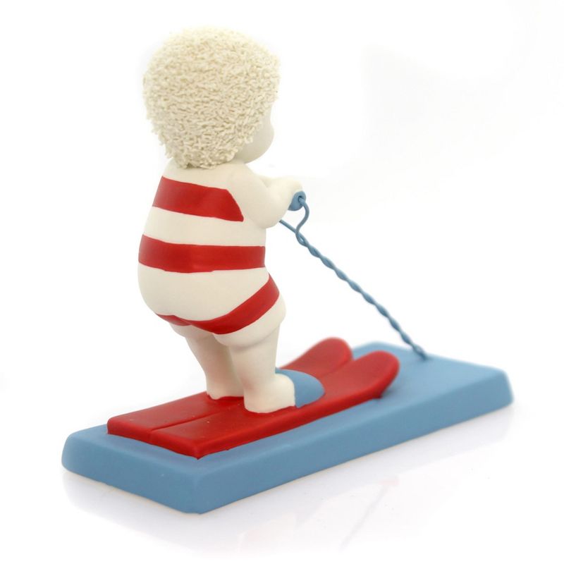 Dept 56 Snowbabies Skiing The Wake Beach Babies  -  Decorative Figurines