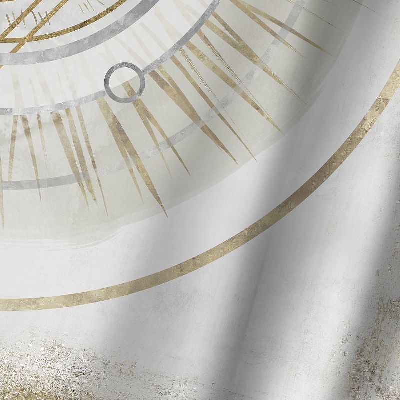 Americanflat Golden Galaxy Iii by Pi Creative Art 71" x 74" Shower Curtain