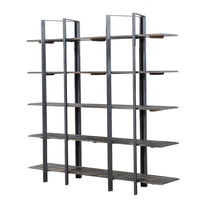 79" Mynders Etagere Brown - Treasure Trove Accents