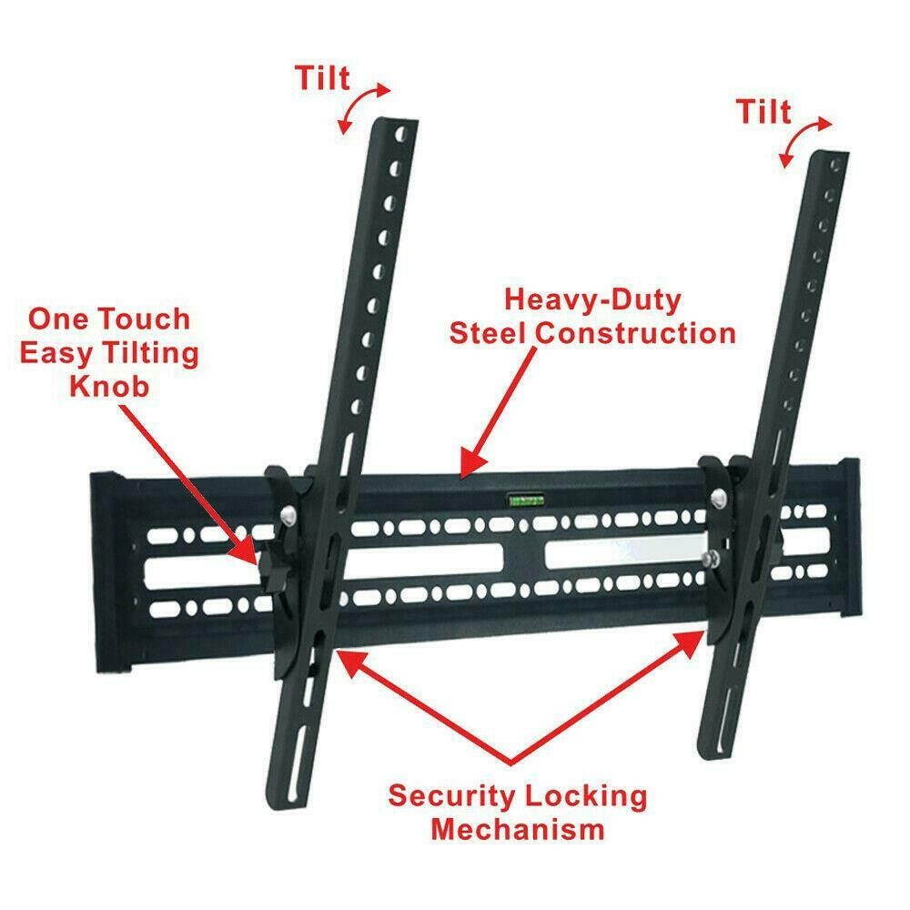 Tilt TV Wall Mount Bracket for 32 36 37 39 40 42 46 50 55 60 65 70 in Screen TVs