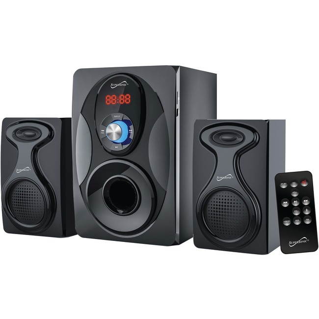 Supersonic SC-1129BT Bluetooth Multimedia Speaker System with Remote Control