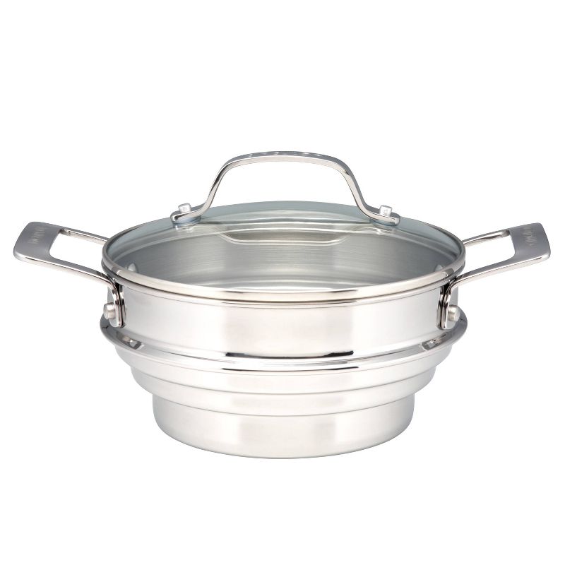 Circulon Genesis Universal Stainless Steel Steamer with Lid - Silver