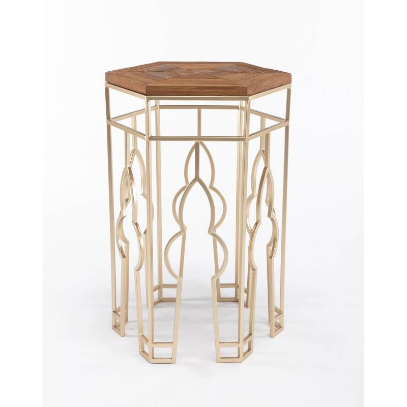 Genevieve Nesting Tables Gold/Natural - Boraam
