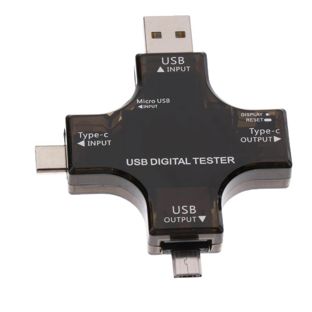 USB -C LCD Digital Multimeter Charging Monitor Tester USB-c Voltage Current