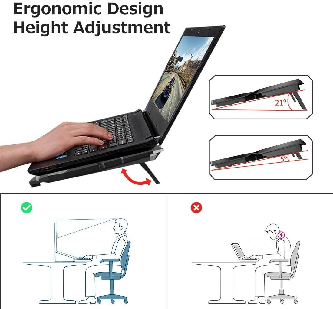 Computer Cooler USB Cooling Fan Laptop Notebook Cinema Cooler USB External Heat Sink Computer Bracket High Speed Mute Cool Pad (Color : NO.3)