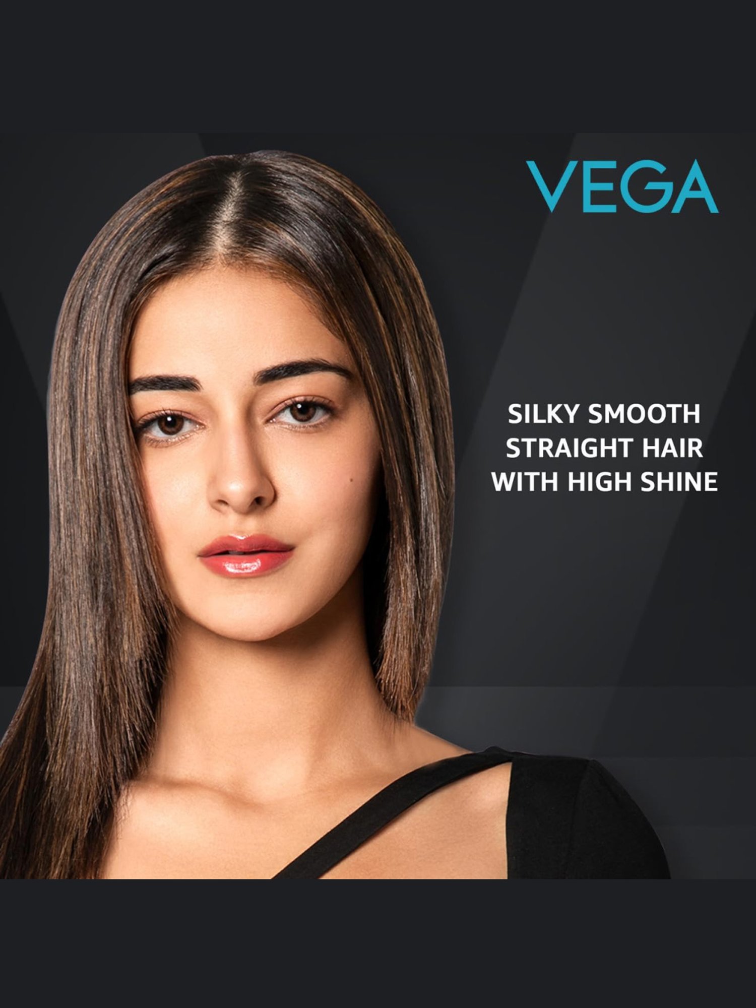 Nova NHC-522CRM Professional Hair Straightener (Black)