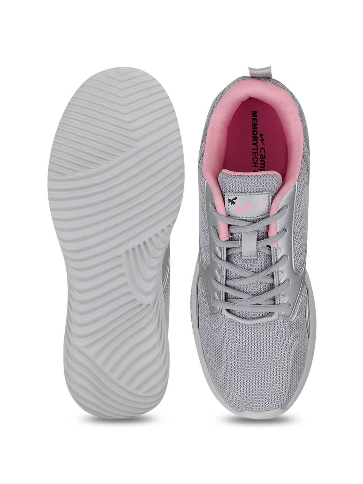 Campus Women's Noor Plus Grey Running Shoes