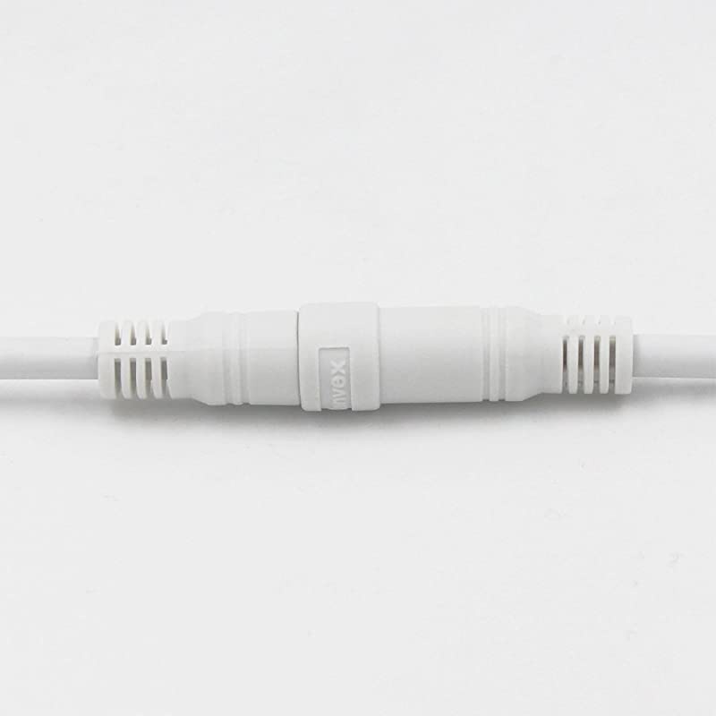 20ft 2.1mm x 5.5mm DC Power Plug Extension Cable Male to Female for 12v Security Camera/LED Strip Lights 18AWG Heavy Duty Cord