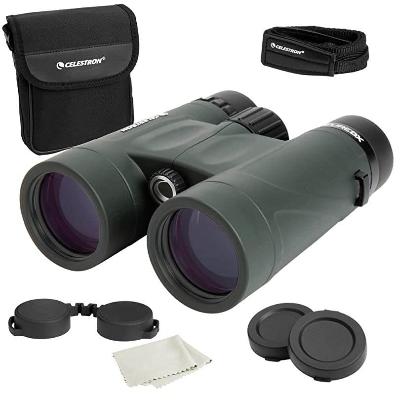 Nature DX 8x42 Binoculars Outdoor and Birding Binocular Fully Multicoated with BaK4 Prisms Rubber Armored Fog Waterproof Binoculars Top Pick Optics