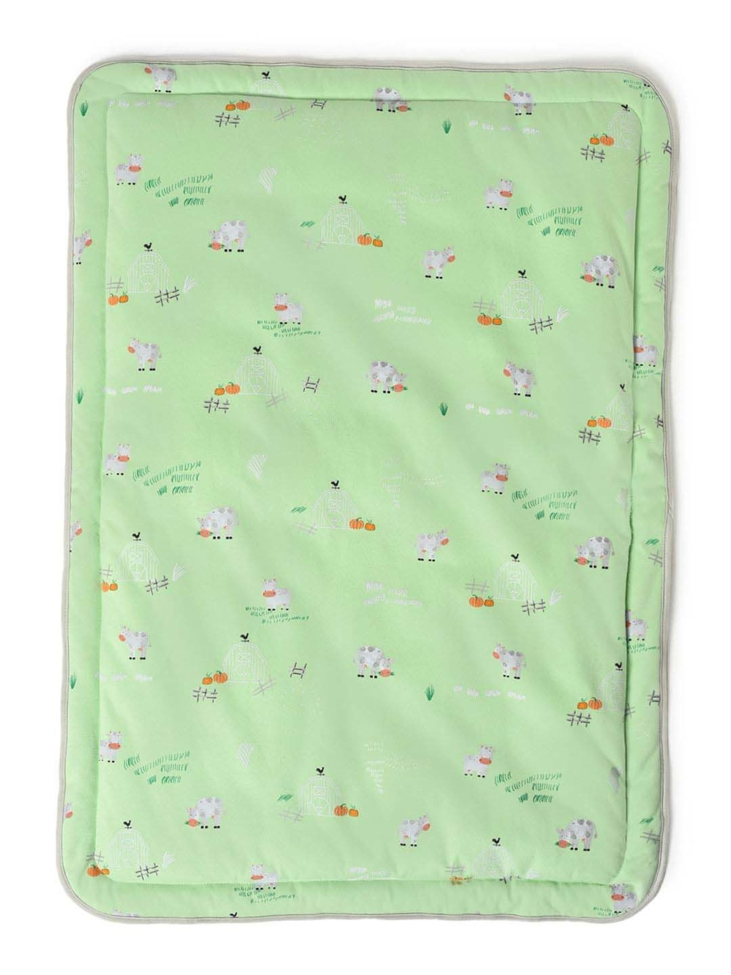 MiArcus Farm Freiends Green Cotton Mattress - Set of 4