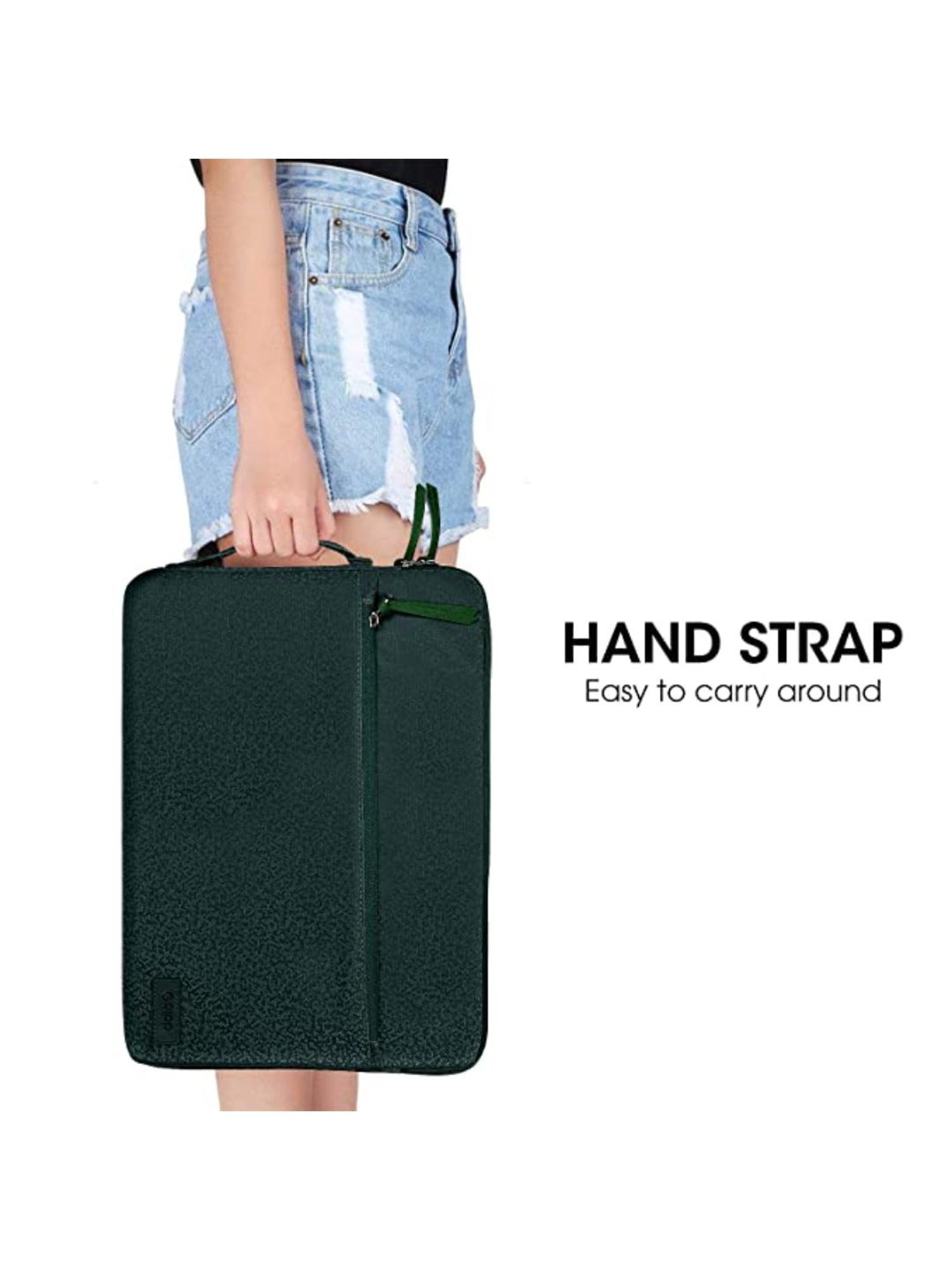 GRIPP Cello Laptop Sleeve Case Cover for MacBook 13.3 inches (Green)