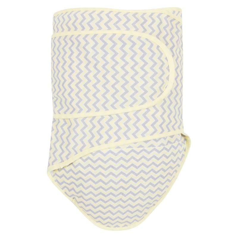 Miracle Blanket Chevron Baby Swaddle Wrap - Lemon