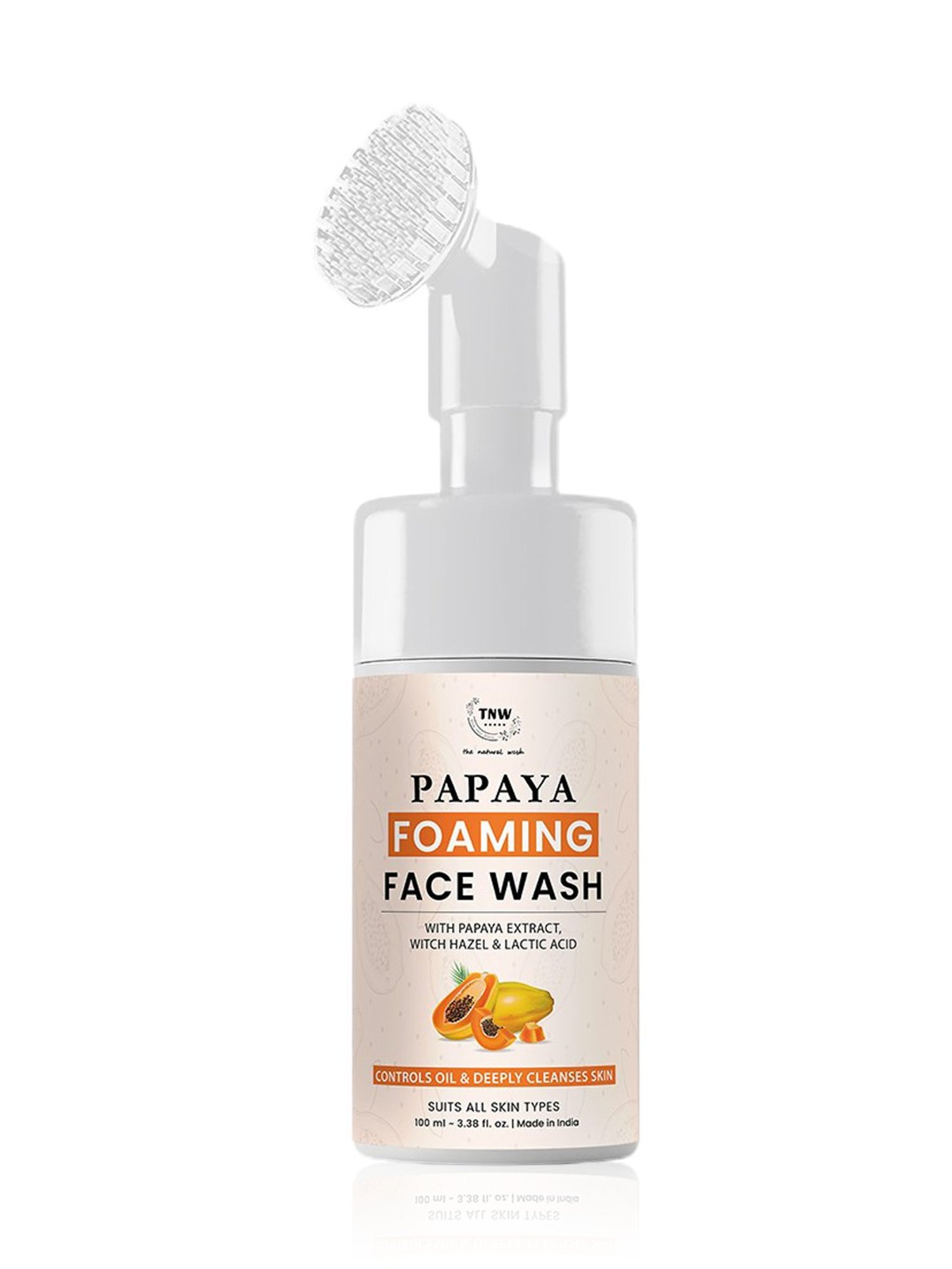 TNW-The Natural Wash Papaya Foaming Face Wash - 100 ml