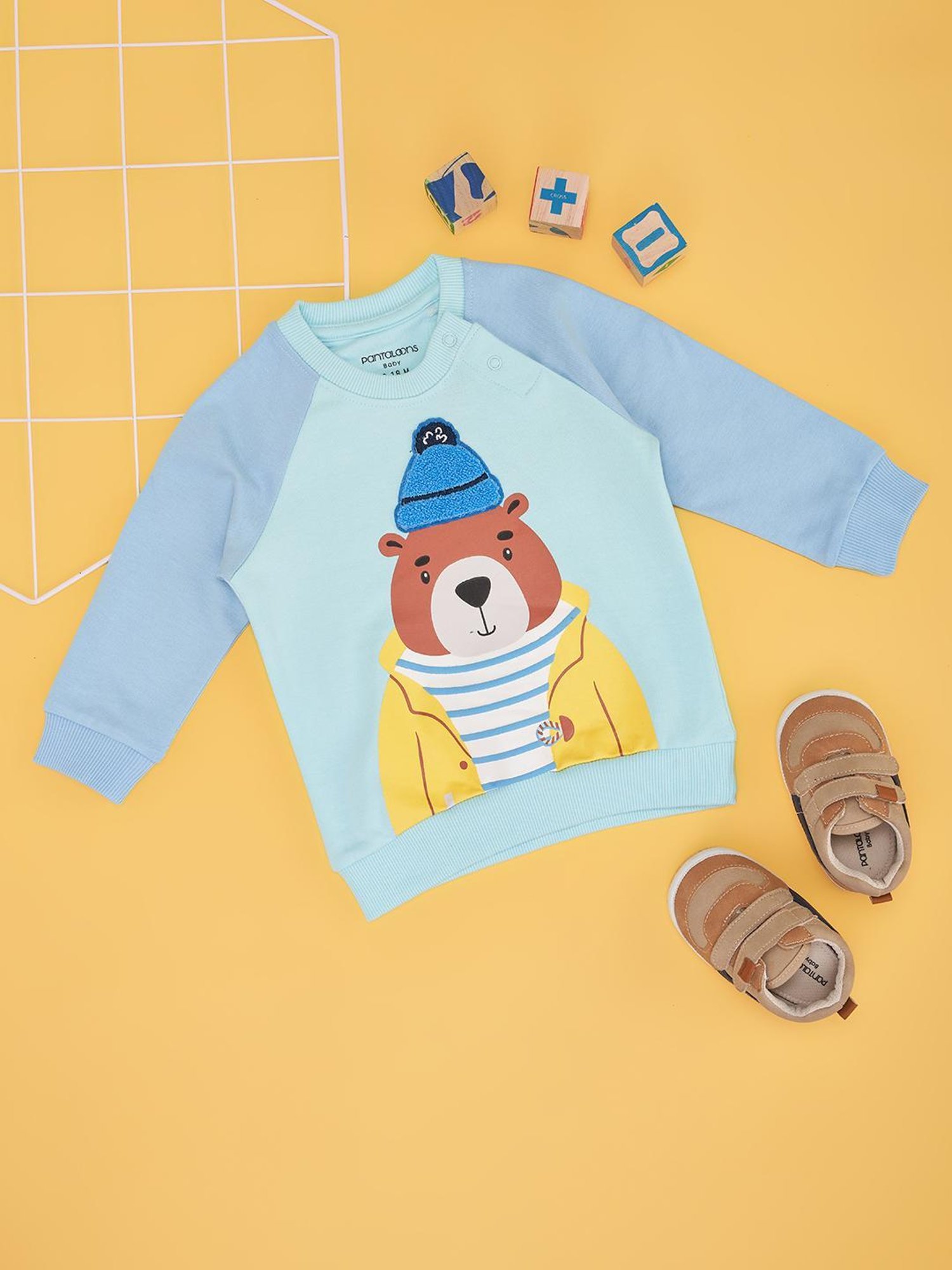 Pantaloons Baby Blue Sweatshirt