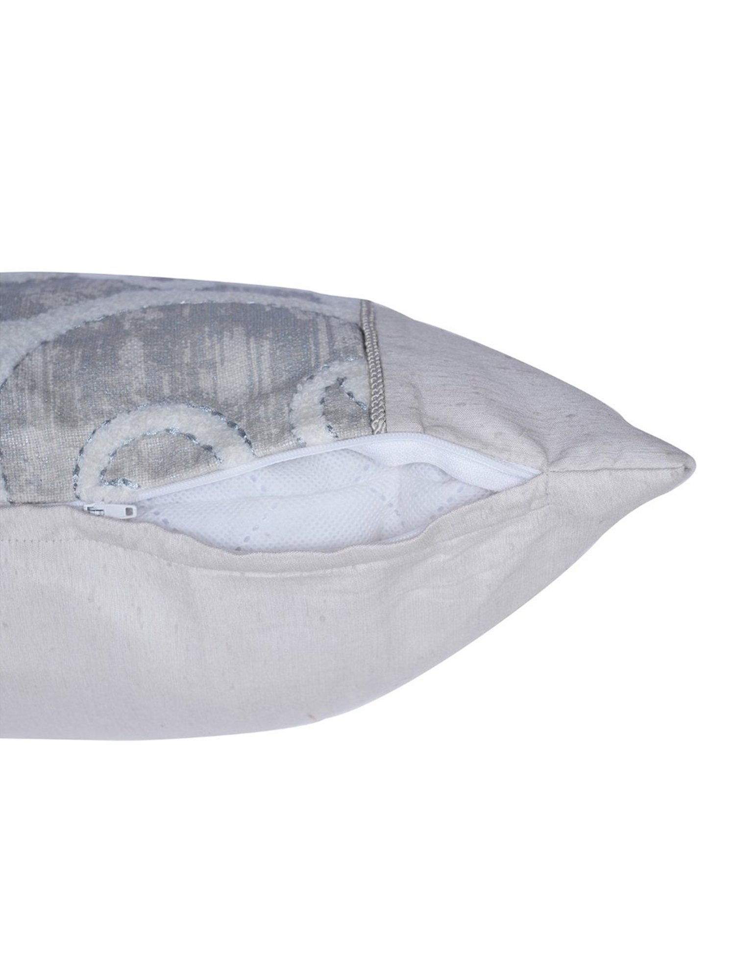 Maspar Vintage Tranquil Essence Folio Fiction Embroidery Beige Viscose Medium Cushion Cover