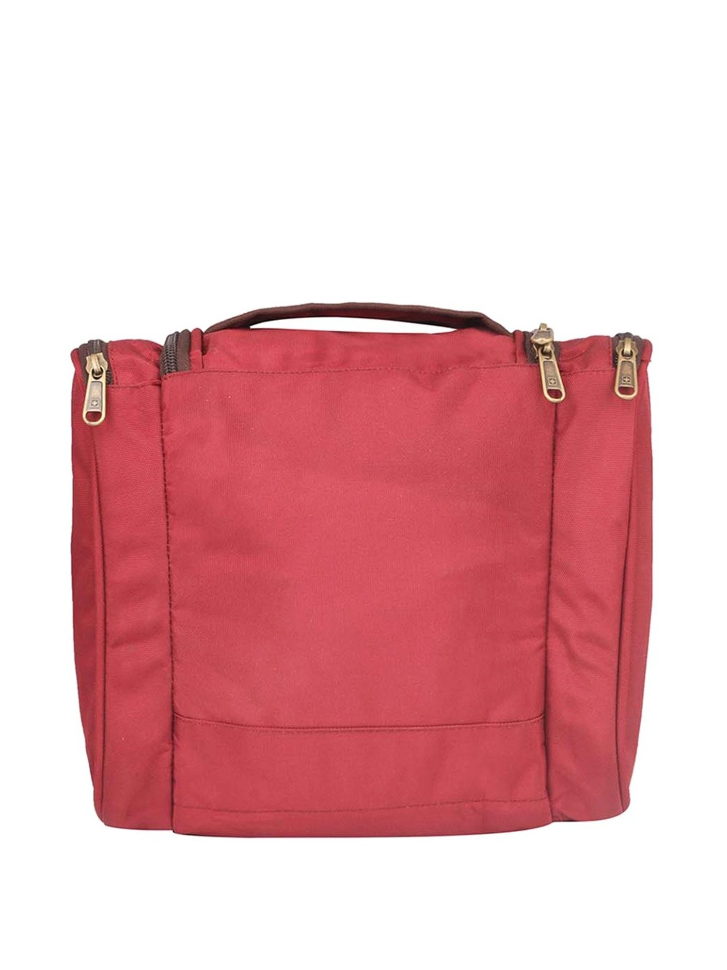 Swiss Military Red Casual Polyester Shaving Kit