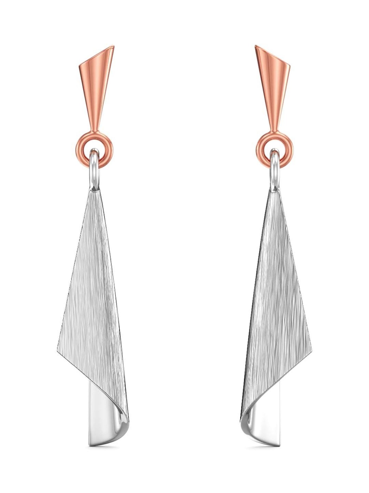 Joyalukkas 950 Platinum Timeless Drop Earrings