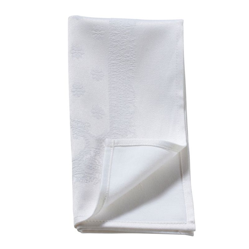 Saro Lifestyle Polka Dot Design Jacquard Napkins (Set of 4)