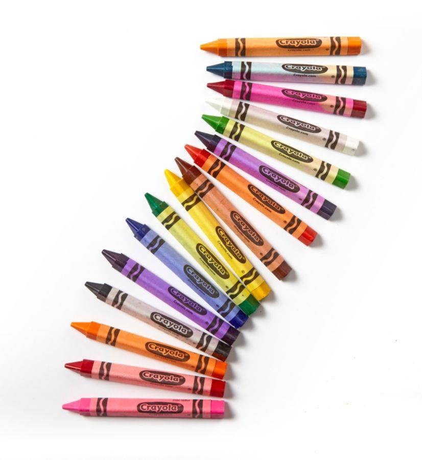 Triangular Crayons, Assorted, 16/Box