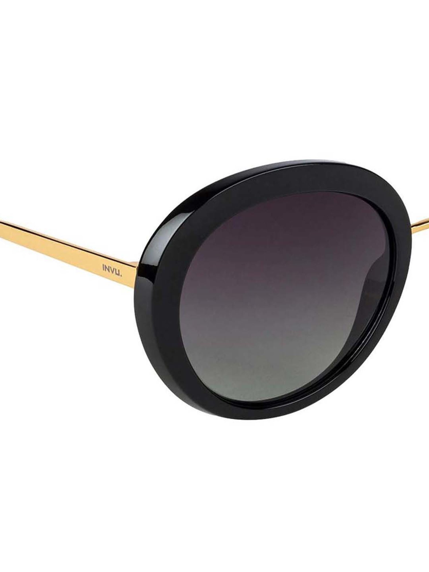 INVU Grey Oval UV Protection Sunglasses for Men