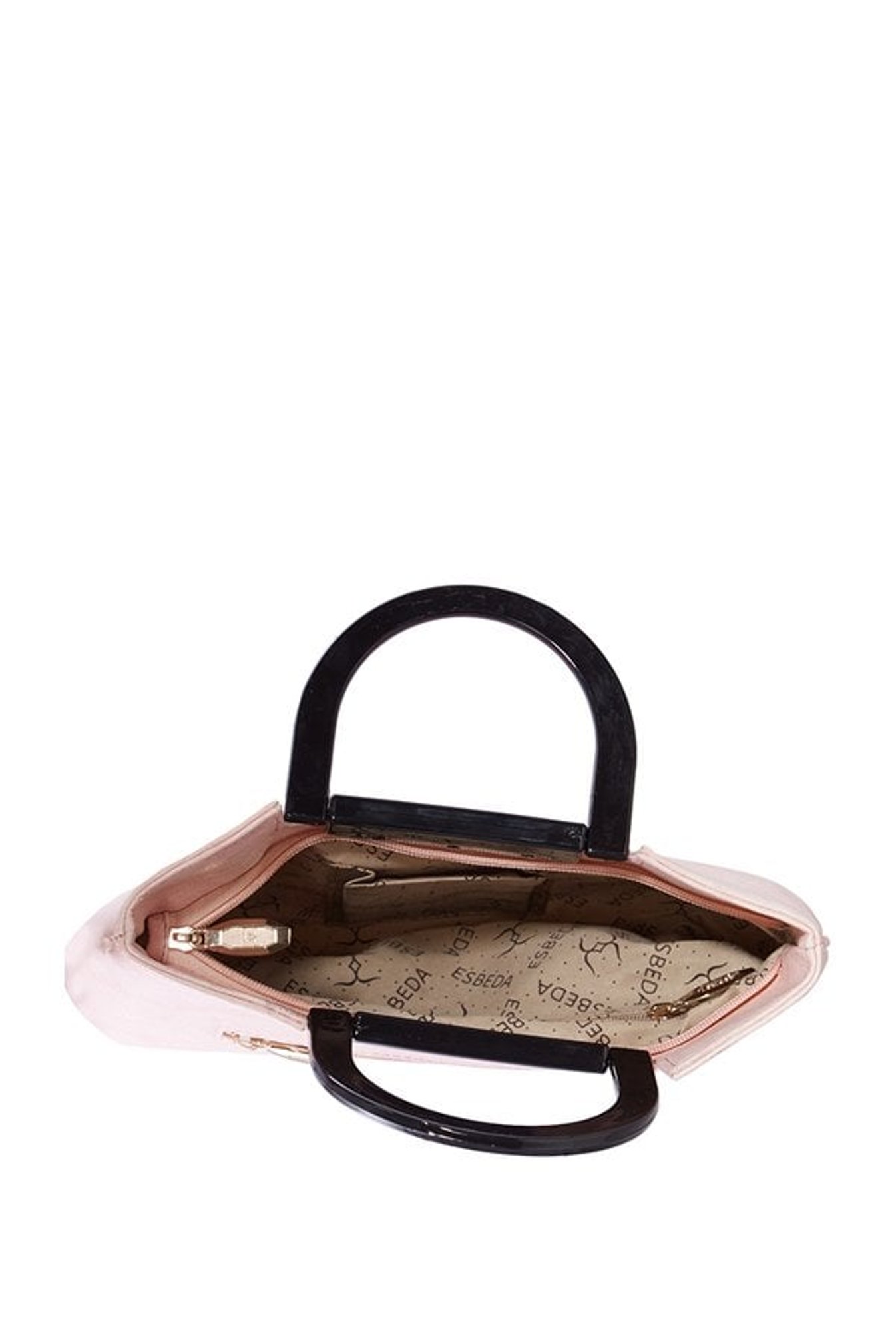 Esbeda Light Pink Distressed Medium Handbag