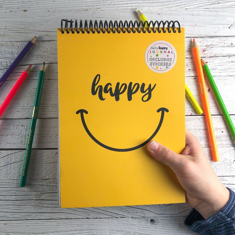 Lined Journal Happy Tracker Smiley - Fitlosophy