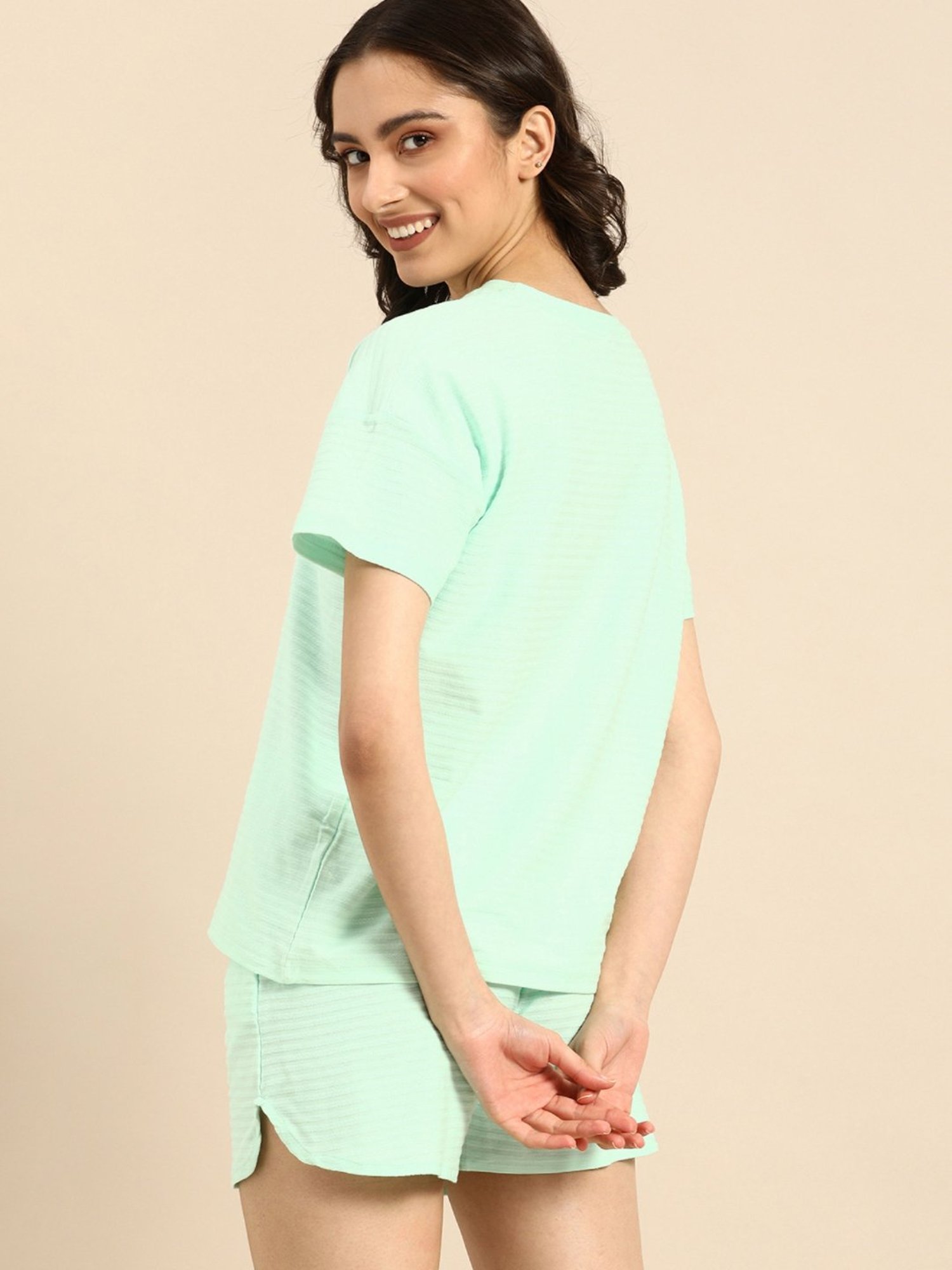 Clt.s Green T-Shirt With Shorts