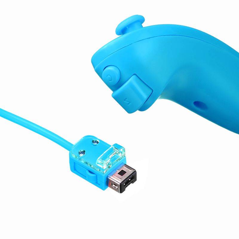 FirstPower Wii Nunchuck Controller,Nunchuck Joystick Gamepad Controller for Wii/Wii U Console (White)