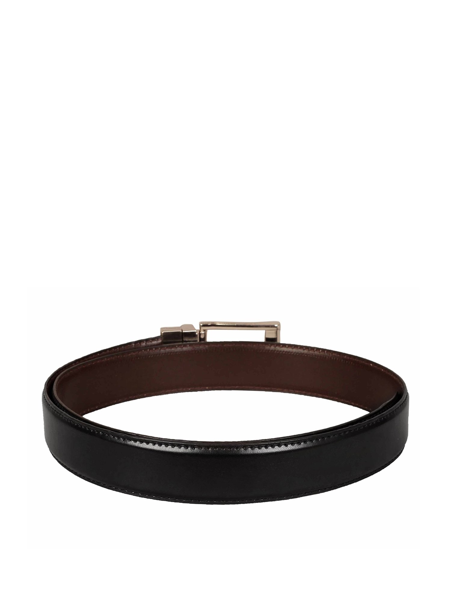 SCHARF Black & Brown Reversible Belt for Men