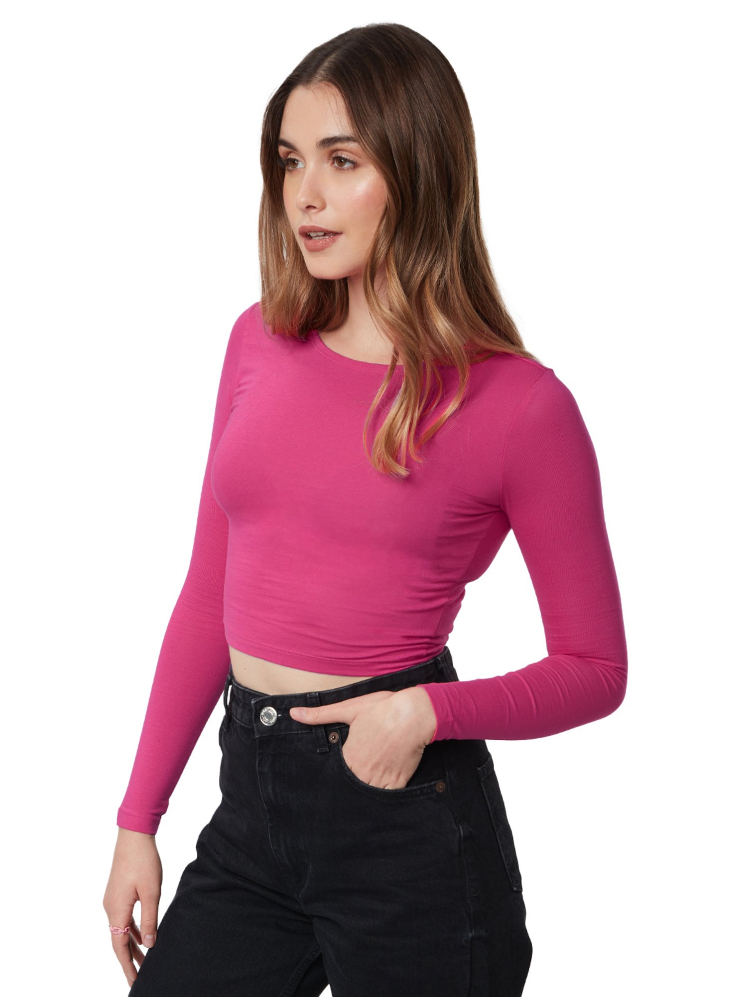 The Souled Store Pink Crop Top