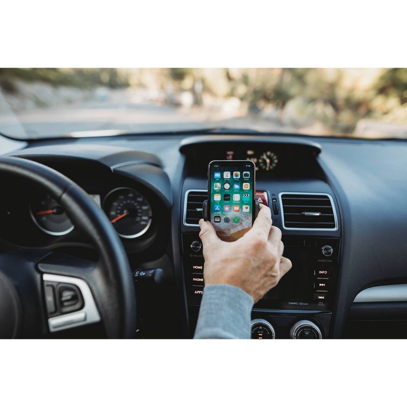 Kenu Airbase Qi Wireless Fast Charging Suction Mount - Black