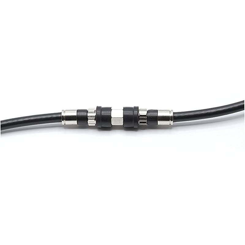 Feet, Black RG6 Coaxial Cable with Rubber booted - Weather Proof - Outdoor Rated Connectors, F81 / RF, Digital Coax for CATV, Antenna, Internet, & Satellite