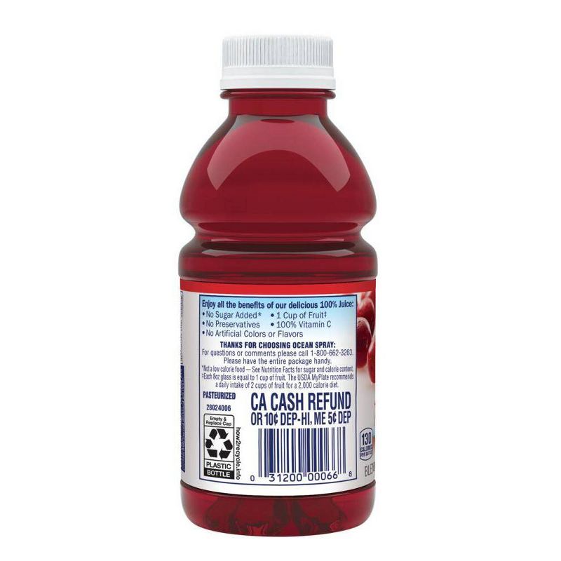 Ocean Spray 100% Cranberry - 6pk/10 fl oz Bottles