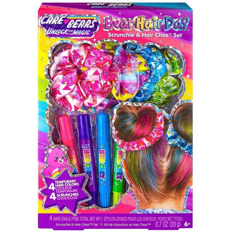 Fashion Angels Care Bears Bear Hair Day Scrunchie and Hair Chox Set