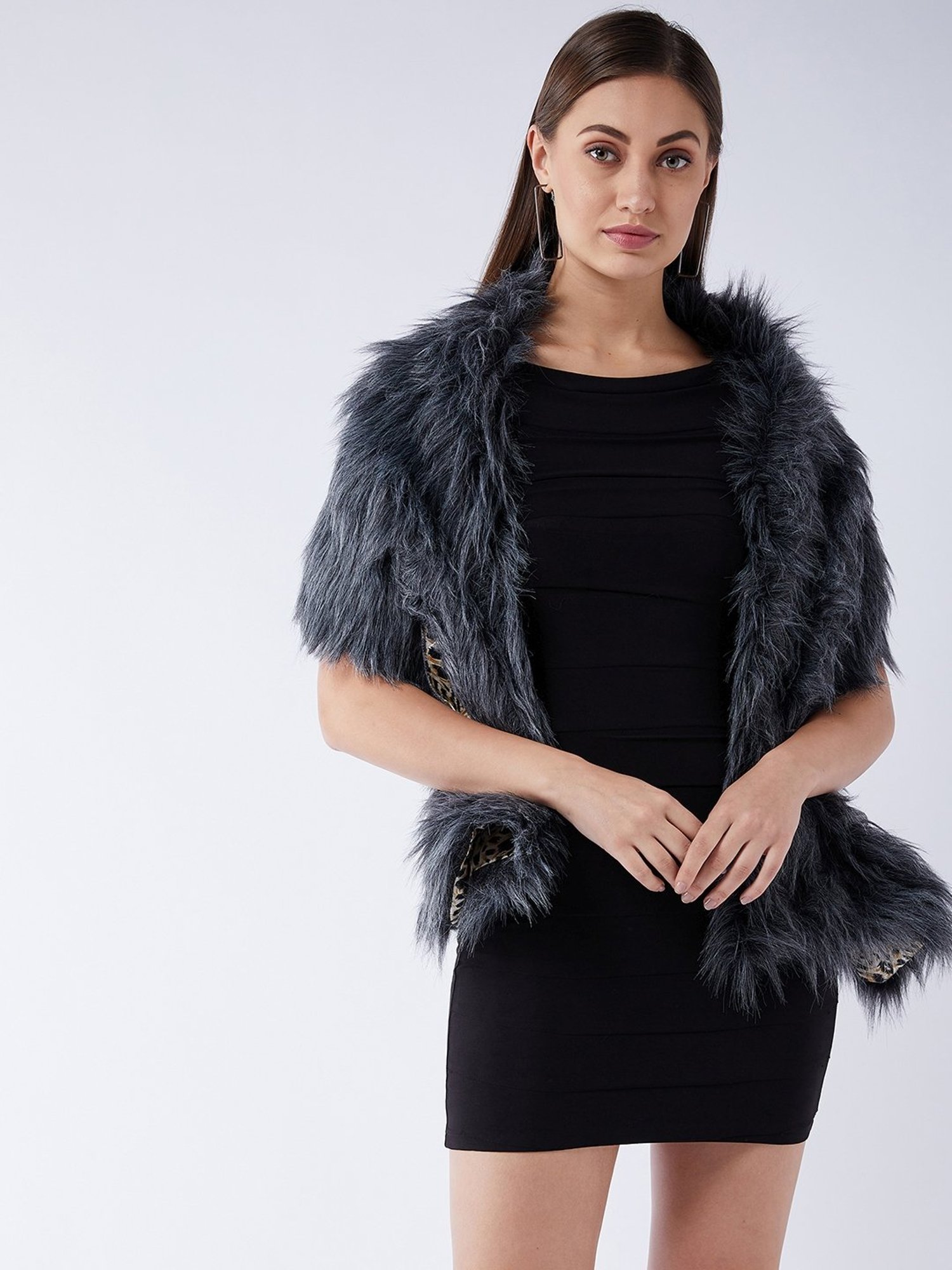 Inweave Grey Plain Cape