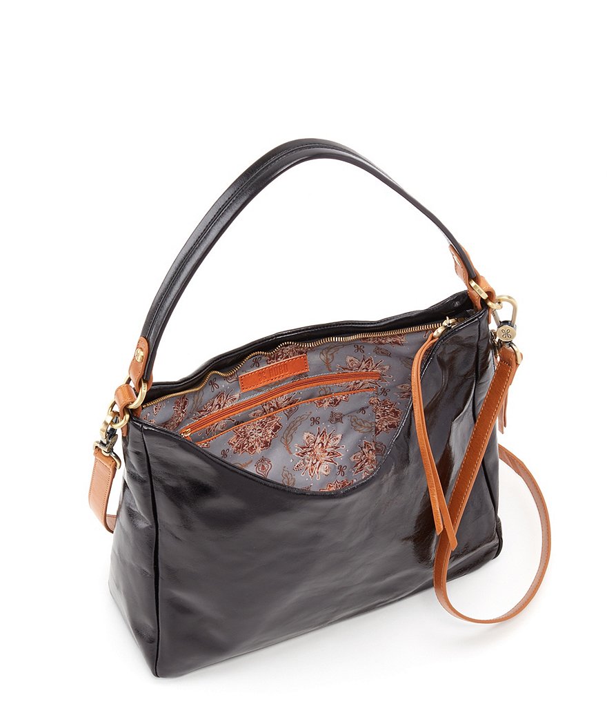 HOBO Delilah Shiny Leather Hobo Bag