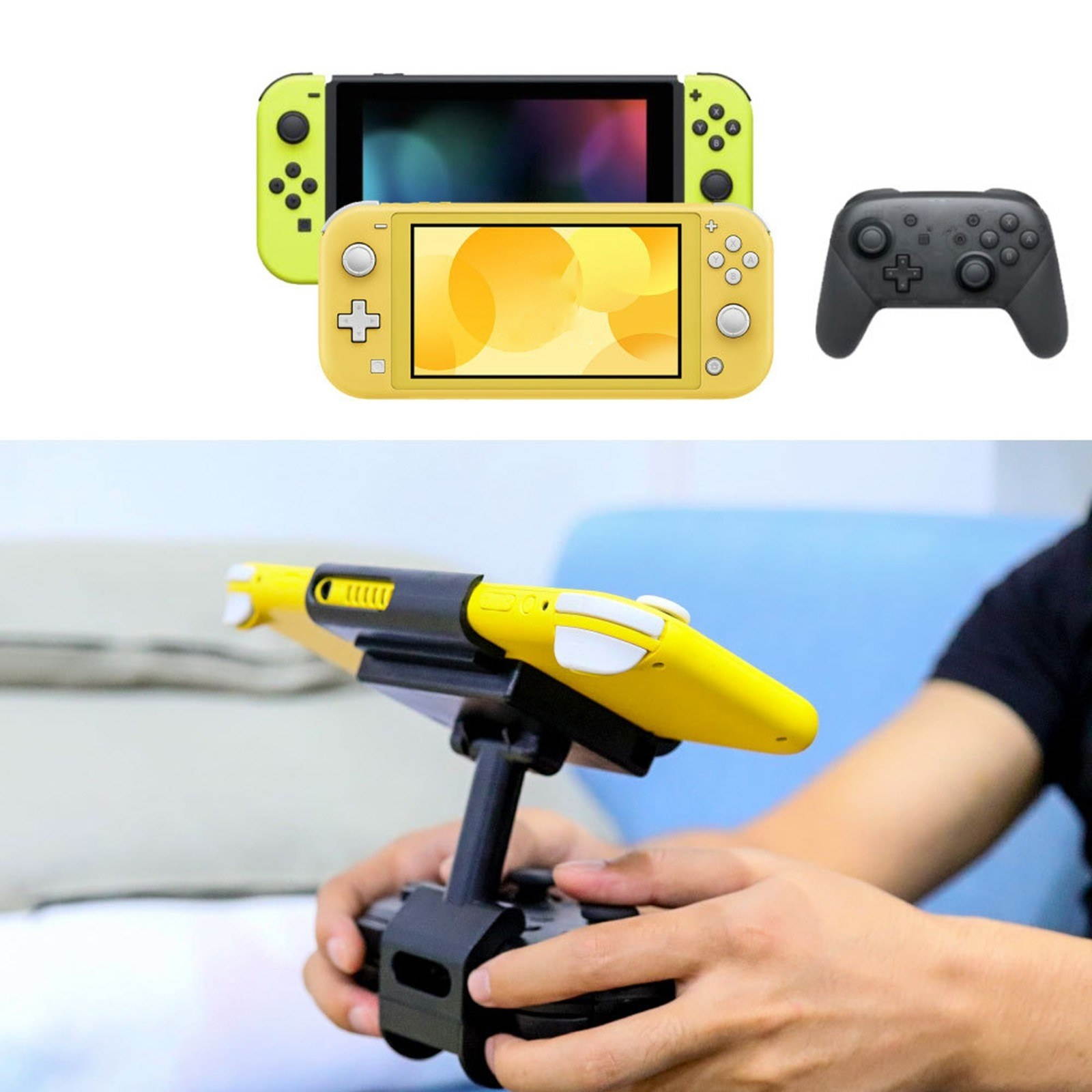 Compatible with Nintendo Switch Pro Controller Gamepad Bracket for NS Switch Console Accessory