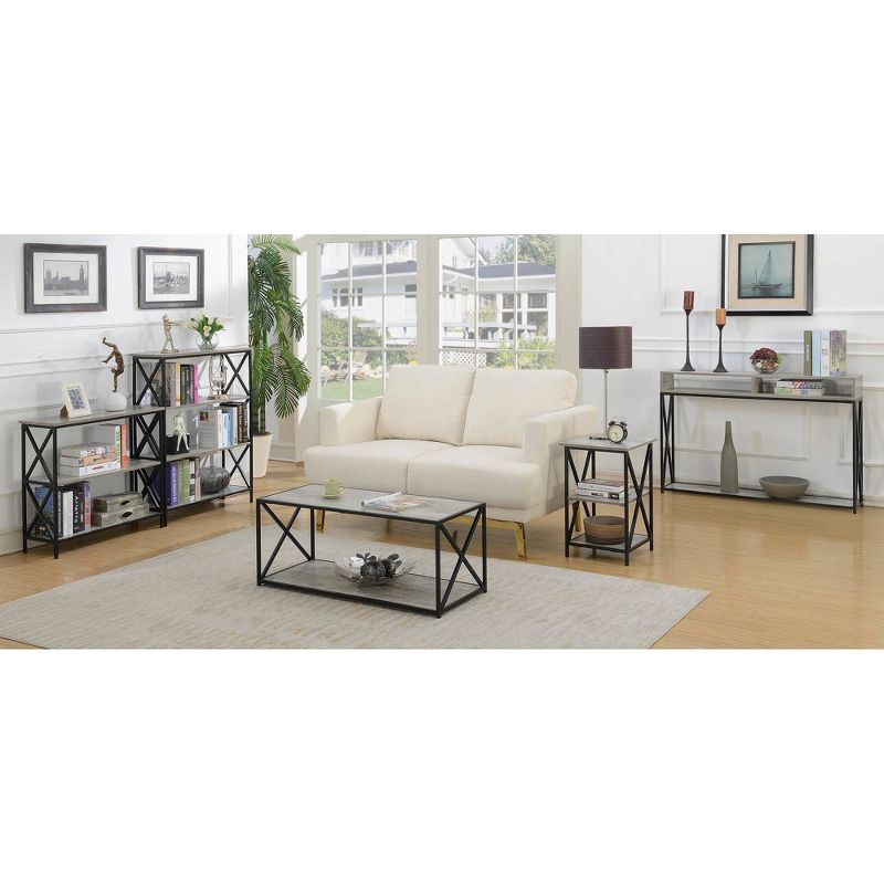 Tucson Deluxe 2 Tier Console Table Faux Birch - Breighton Home