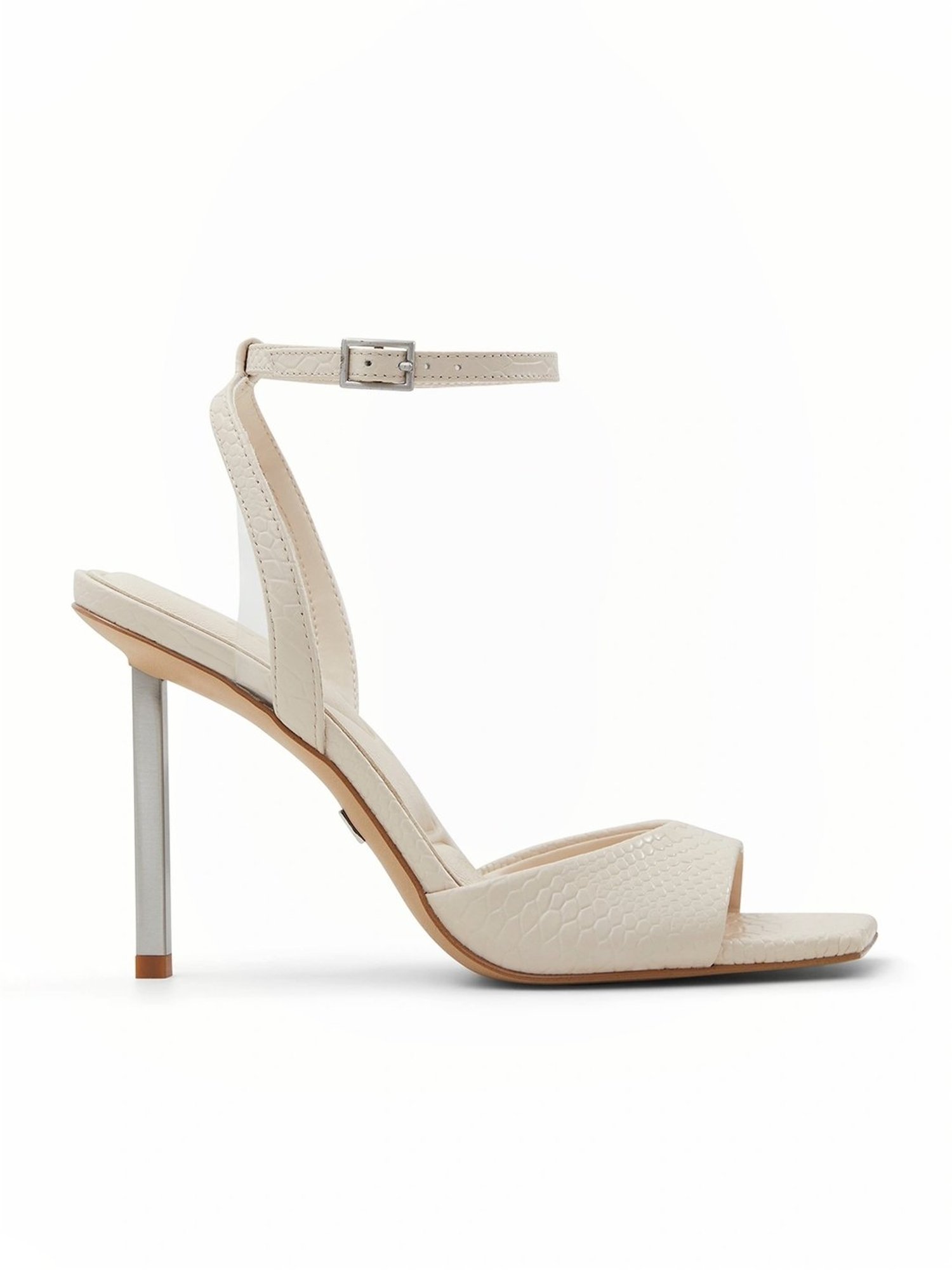 Aldo Women's Lettie Beige Ankle Strap Stilettos