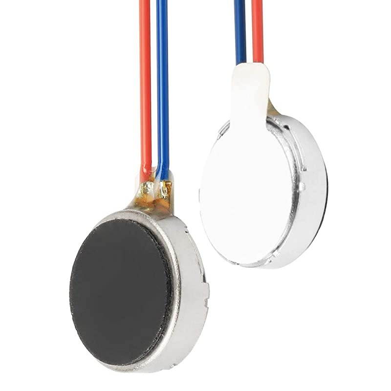 DC 3V 12000RPM Two Wired 10mm x 3mm Coin Cell Phone Vibration Motor 6PCS