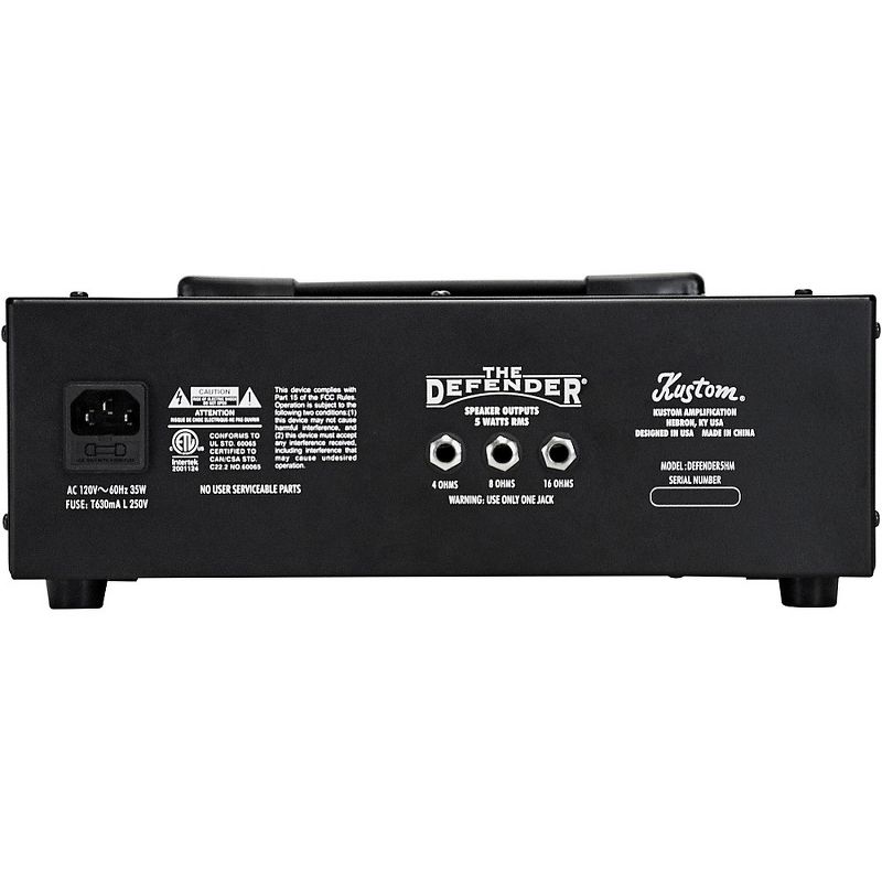 Kustom DEFENDER5HMOD Defender 5H 5W Tube Guitar Amp Head