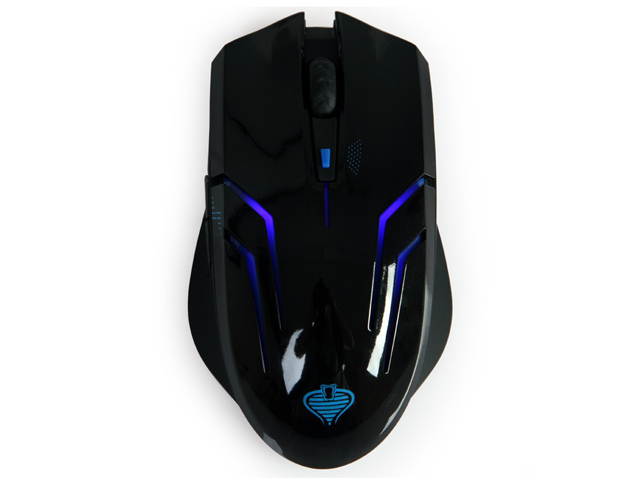 Qisan Crotalus 2.4GHz Wireless Optical Gaming Mouse - Black
