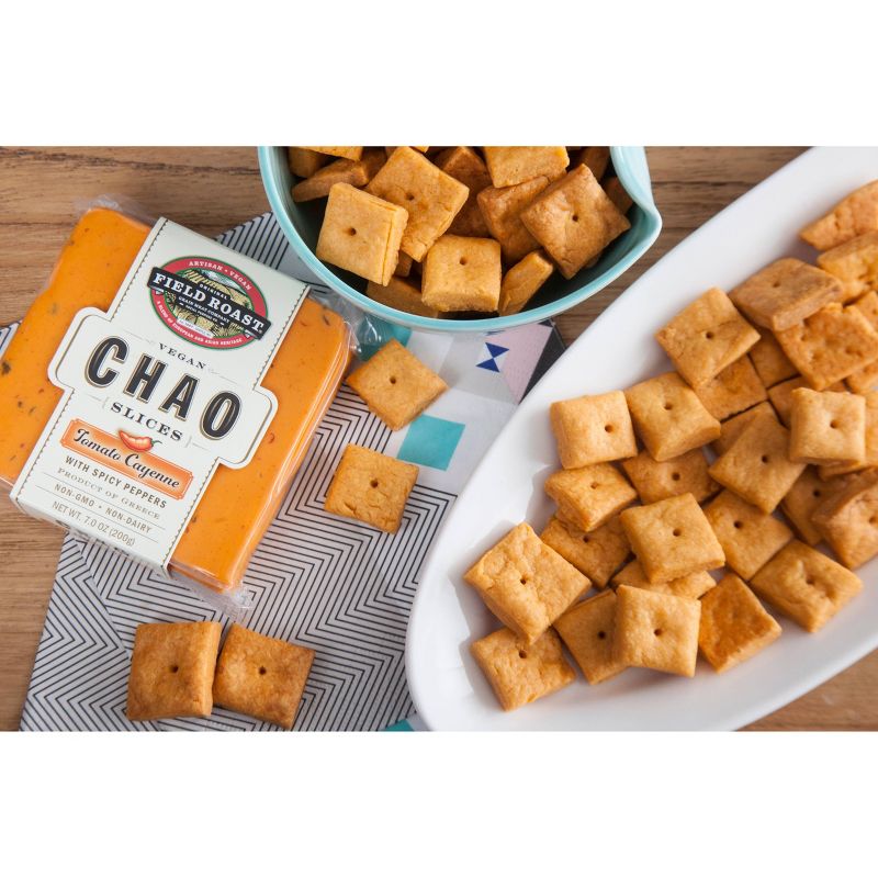 Original Field Roast Vegan Chao Slices Tomato Cayenne - 7oz